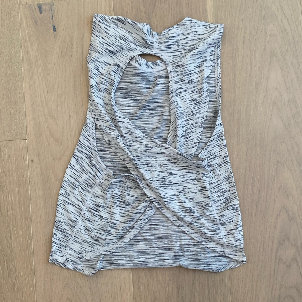 lululemon open back tank